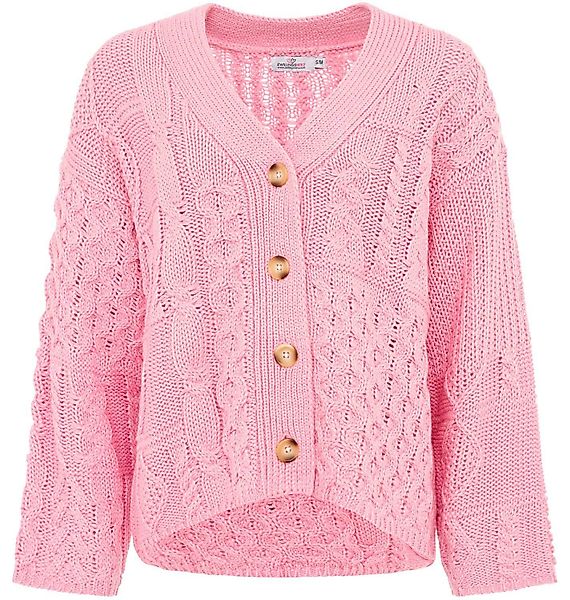 Zwillingsherz Cardigan "Zopfstrick" "Zopfstrick" mit Knopfleiste günstig online kaufen