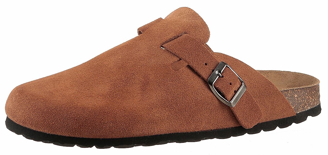 Mans World Clog, Schlappen, Sommerschuh, Hausschuh mit vorgeformtem Fußbett günstig online kaufen