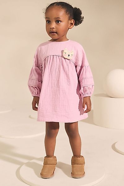 Next Blusenkleid Strukturiertes Kleid (1-tlg) günstig online kaufen