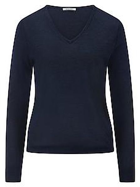 V-Pullover 1/1-Arm Peter Hahn blau günstig online kaufen
