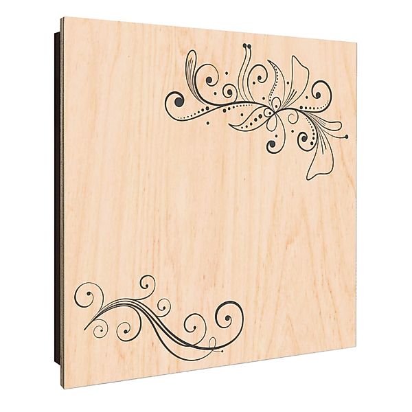 Banjado Schlüsselkasten Holz 30x30cm Schwarz Scharnier Rechts 50 Haken Desi günstig online kaufen