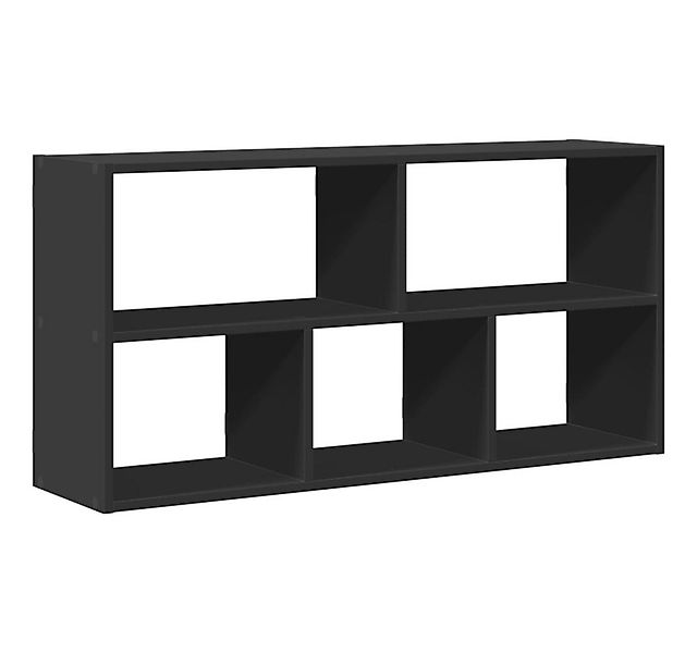 vidaXL Regal Wandregal Schwarz 100x25x50 cm Holzwerkstoff, 1-tlg. günstig online kaufen