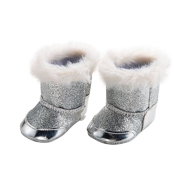 Heless Babypuppe Puppen Winterstiefel - silber - Größe 38 - 45 cm günstig online kaufen