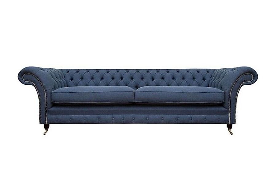 Xlmoebel Sofa Hochwertiges Zweisitzer-Sofa in Blau aus Stoff für das Wohnzi günstig online kaufen