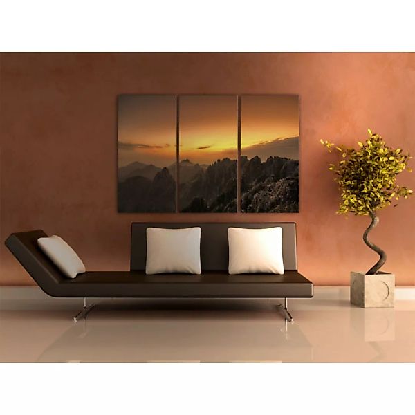Wandbild Berg - Sonnenuntergang  XXL günstig online kaufen