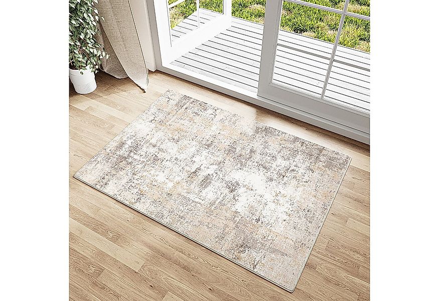 PURECOZY Teppich Wohnzimmerteppich, rutschfester Teppich, Abstrakter Stil, günstig online kaufen