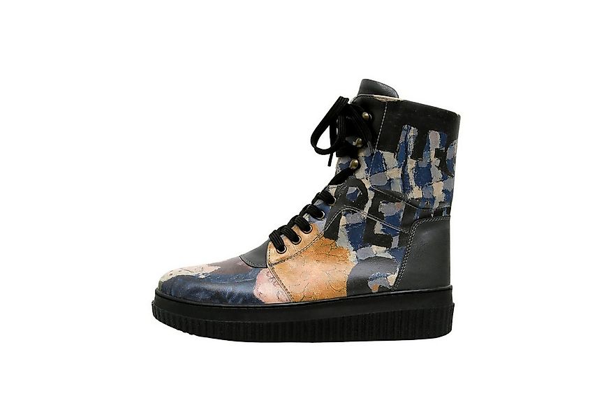 DOGO Future High Top Boots Les Peintres Damen Stiefeletten Schnürboots Hand günstig online kaufen