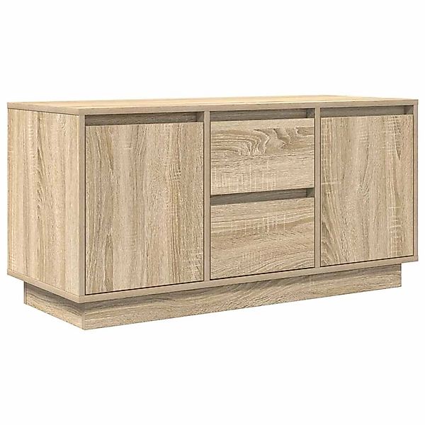 vidaXL TV-Schrank mit LED-Leuchten Sonoma-Eiche 100x41x50 cm 861411 günstig online kaufen