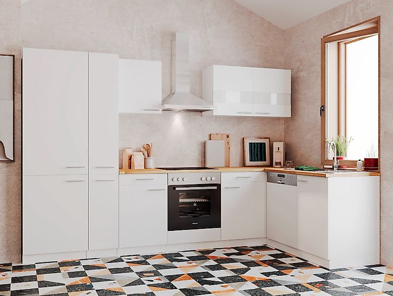 RESPEKTA Küchenzeile "Malia" Breite 310 cm, mit Soft-Close, in exklusiver K günstig online kaufen