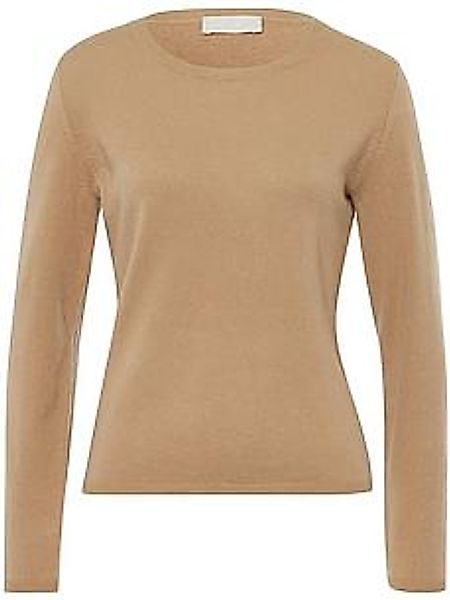 Rundhals-Pullover aus 100% Premium-Kaschmir Peter Hahn Cashmere braun günstig online kaufen