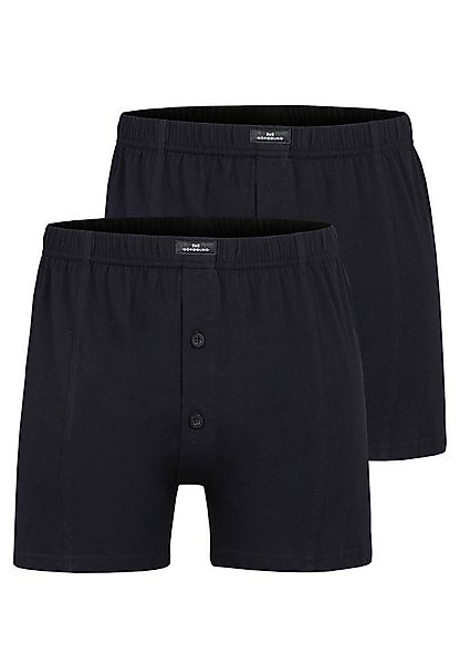 GÖTZBURG Boxershorts GÖTZBURG Herren Boxershort schwarz uni 2er Pack (2-St) günstig online kaufen