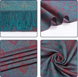 Coonoor Modeschal Damen,wendbar, Vintage-Jacquard-Pashmina-Rave-Schal günstig online kaufen