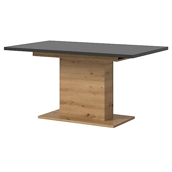 Inn.Furn Esstisch in Grau und Eiche Ausziehbar 150 - 190 cm Home-X günstig online kaufen