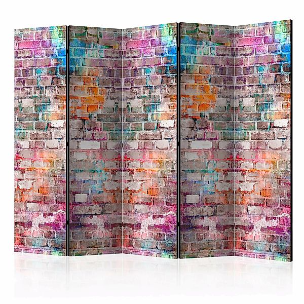 5-teiliges Paravent - Chromatic Wall Ii [room Dividers] günstig online kaufen