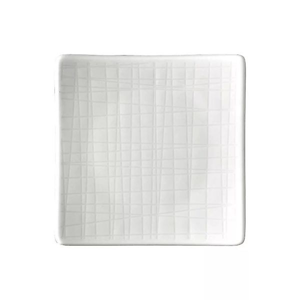Rosenthal Mesh Weiß Teller quadratisch flach 9 cm günstig online kaufen