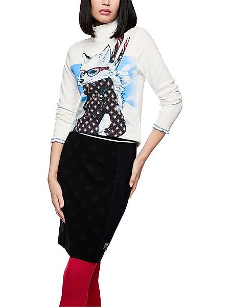 Marc Cain Langarmshirt Ski is the Limit Premium Damenmode mit Stehkragen, R günstig online kaufen