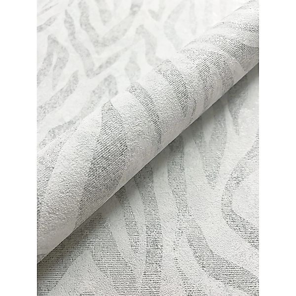 Newroom Vliestapete Zebraka White Streifen Modern FSC® günstig online kaufen