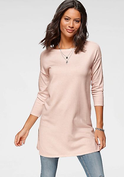 Laura Scott Longpullover mit Seitenschlitz günstig online kaufen