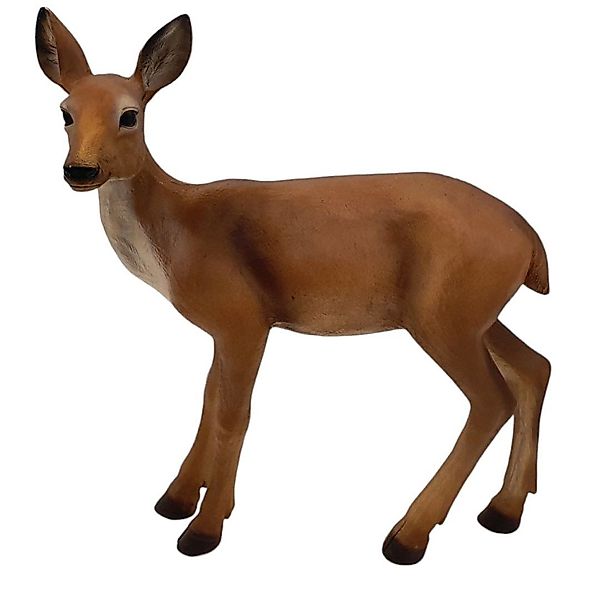 Figurendiscounter Weihnachtsfigur Dekofigur Reh stehend 45 günstig online kaufen