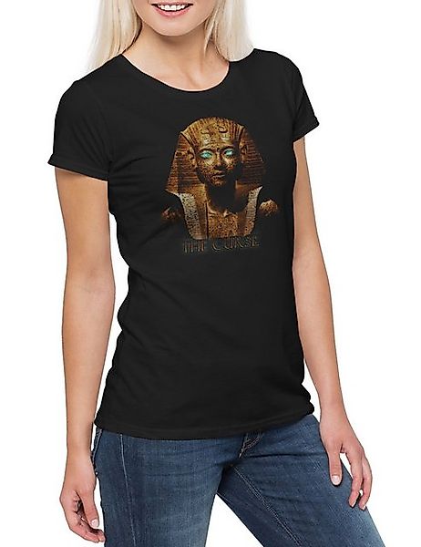 Urban Backwoods Print-Shirt Egypt Pharao Vintage Damen T-Shirt Anubis Mumie günstig online kaufen