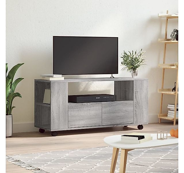 vidaXL TV-Schrank TV-Schrank Grau Sonoma 102x34,5x43 cm Spanplatte TV-Lowbo günstig online kaufen