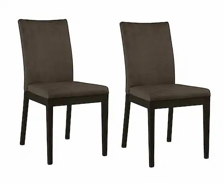 Home affaire 4-Fußstuhl »Dendres« (Set) 2 Stk. Microfaser Sitz und Ruecken günstig online kaufen