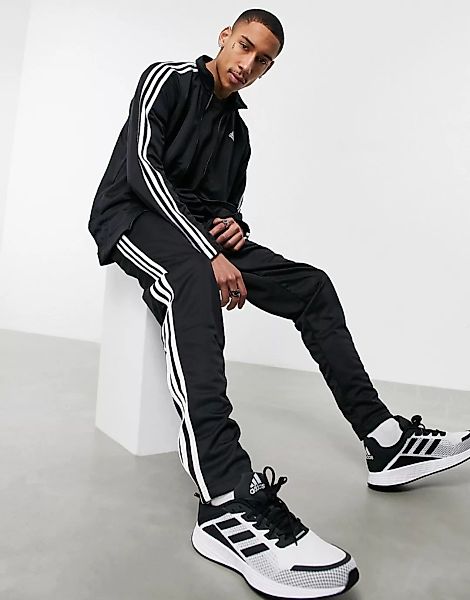 adidas – Football Tiro – Trainingsanzug in Schwarz günstig online kaufen