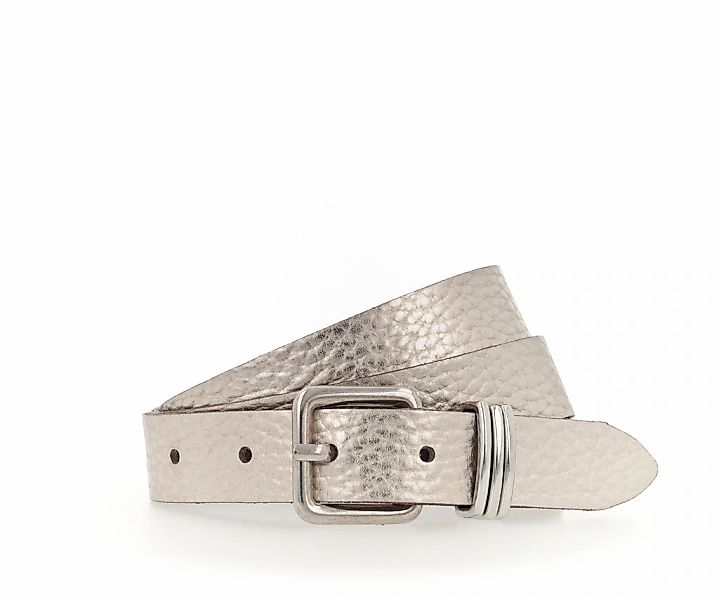 Tamaris Ledergürtel mit Metallic-Finish günstig online kaufen