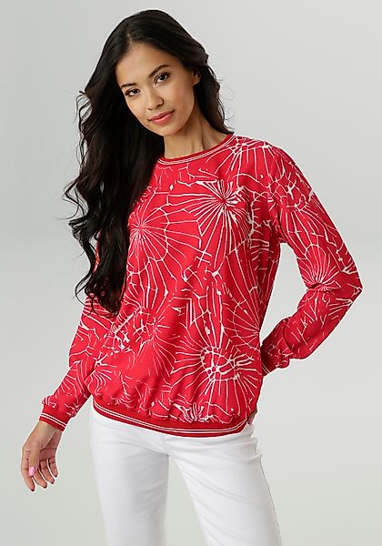 Aniston SELECTED Shirtbluse mit sportiven Bündchen günstig online kaufen