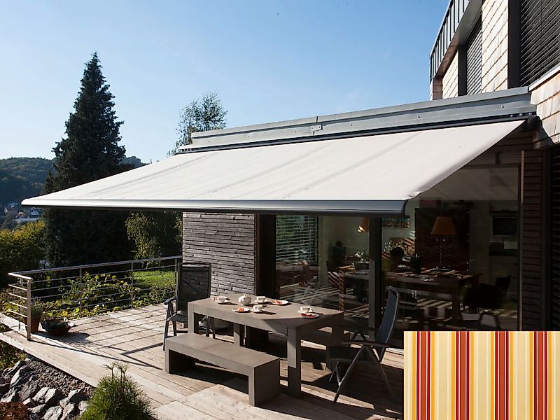 Wismar Kassettenmarkise "Classic S-Compact", Breite: 350 cm, Ausfall: 300 c günstig online kaufen
