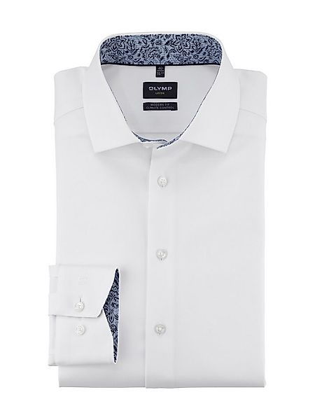 OLYMP Businesshemd Luxor modern fit kontrastfarbener Innenbesatz am Kragen günstig online kaufen