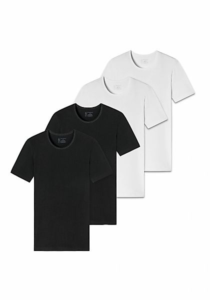 Schiesser T-Shirt "T-Shirt 2PACK T-shirt 4er Pack" günstig online kaufen