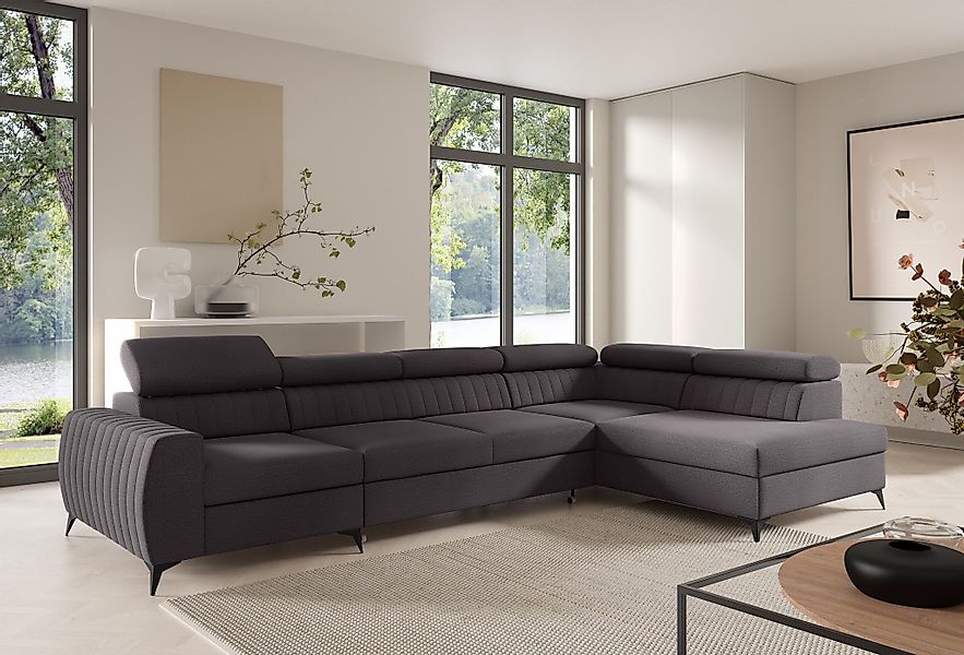 Fun Möbel Ecksofa Schlafsofa Sofa TORONTO günstig online kaufen