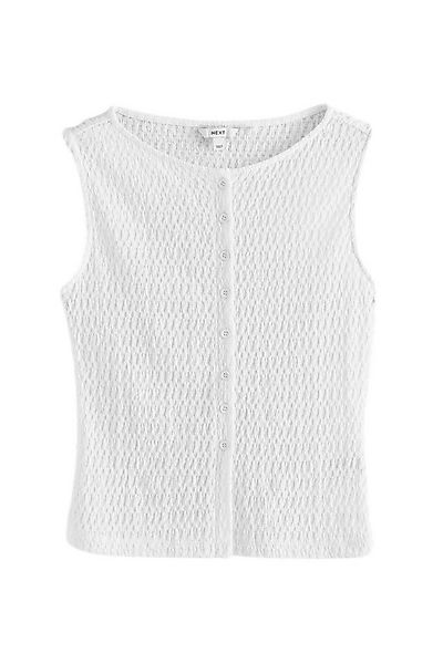 Next Blusentop Strukturierte Weste mit durchgehender Knopfleiste (1-tlg) günstig online kaufen