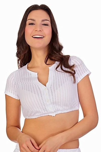 Hammerschmid Dirndlbluse Dirndlbluse - CAROLA II - weiß günstig online kaufen