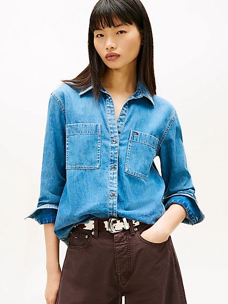 Tommy Jeans Jeansbluse "REGULAR FIT SHIRT" günstig online kaufen