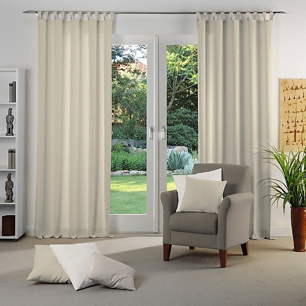 Wirth Vorhang "Torbole" Schlaufen 1 Stk. tlg. günstig online kaufen