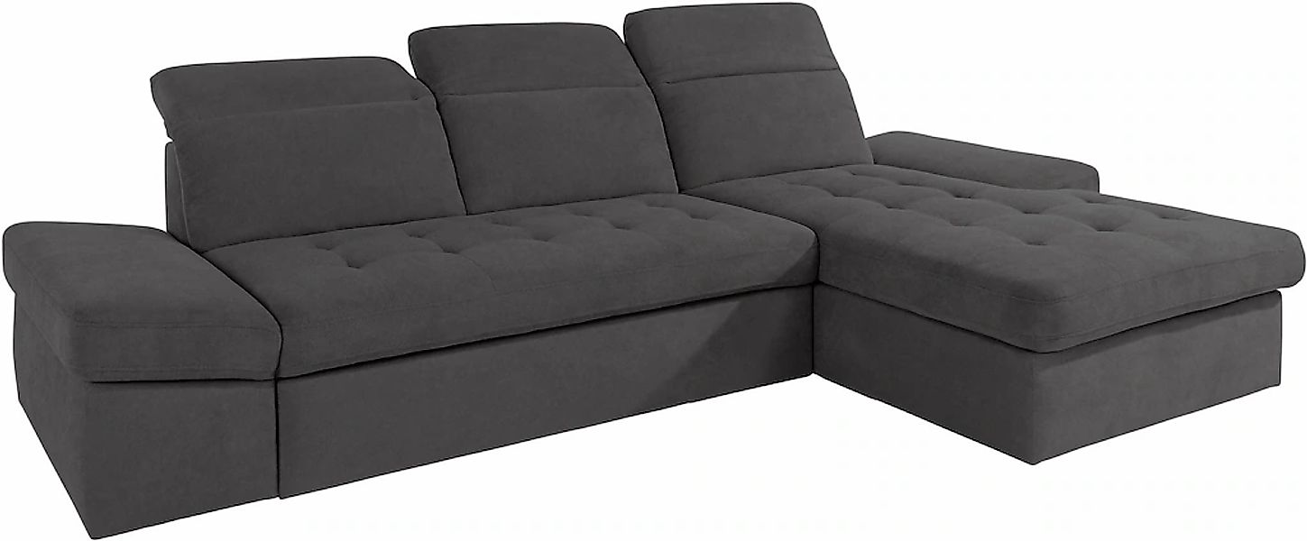 sit&more Ecksofa "Stardust L-Form", wahlweise mit Bettfunktion und Bettkast günstig online kaufen
