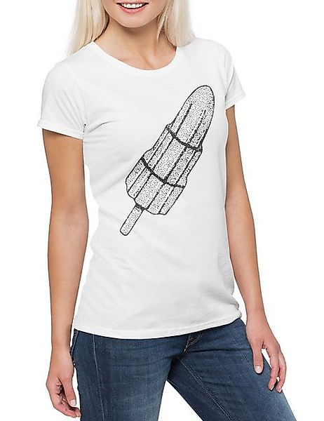 Urban Backwoods Print-Shirt Rocket Ice I Damen T-Shirt Rocket Raketen Raket günstig online kaufen