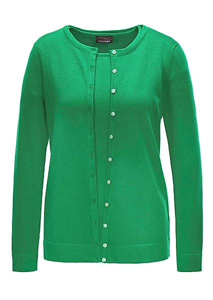GOLDNER Strickpullover "Figurnahes Twin-Set aus Pima-Baumwolle" Ohne günstig online kaufen