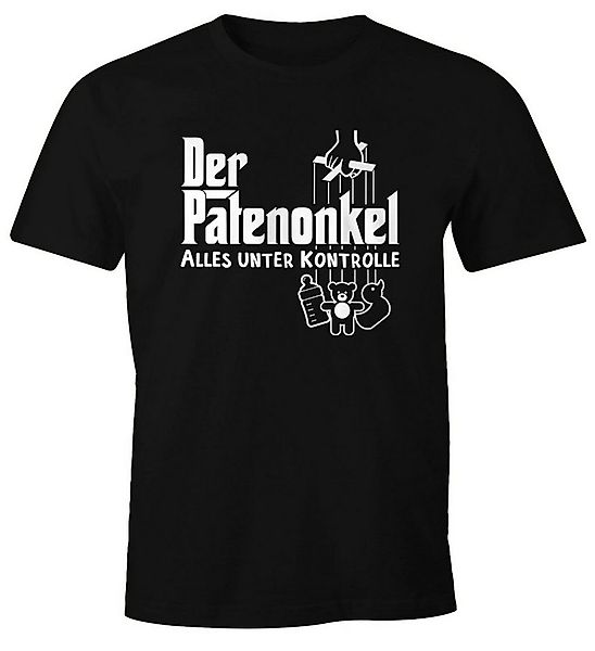 MoonWorks Print-Shirt Herren T-Shirt Der Patenonkel Pate Godfather Onkel lu günstig online kaufen