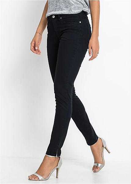 bonprix Skinny-fit-Jeans "Skinny-Jeans Mid Waist, cropped" Skinny-fit, Mid günstig online kaufen