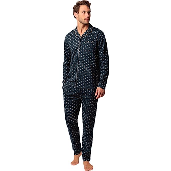 Admas  Kleider & Outfits Pyjama Hose Hemd Langarm Classic Tie günstig online kaufen