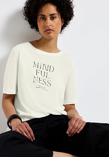 STREET ONE T-Shirt, mit Schriftzug günstig online kaufen