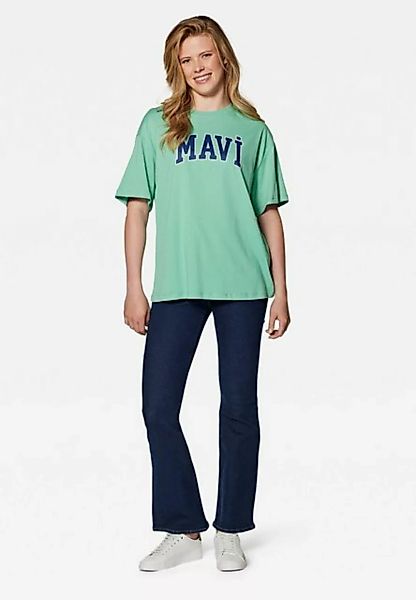 Mavi Rundhalsshirt "MAVI PRINTED TEE", Oversize T-Shirt Mit Mavi Print günstig online kaufen