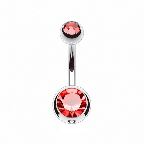 Taffstyle Bauchnabelpiercing Bauchnabelpiercing Titan G23 Kristall günstig online kaufen