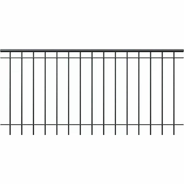 Eleo Metallgeländer Ancona 90 cm x 192 cm pulverbeschichtet Anthrazit günstig online kaufen
