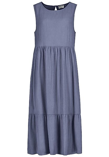 Fresh Made Shirtkleid Ärmelloses Design mit Rundhalsausschnitt und Rüschen günstig online kaufen