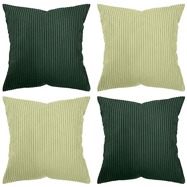 Amilian Kissenhüllen - 4er Set Kissenbezug günstig online kaufen