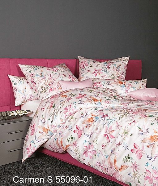 Janine Interlock-Jersey Bettwäsche CARMEN S 55096 korallrosa Größe:  80x80 günstig online kaufen